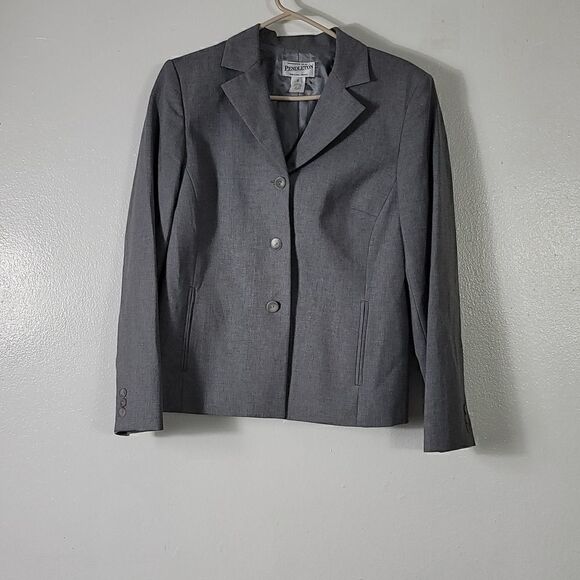 Pendleton Gray Wool Blazer - Picture 1 of 11